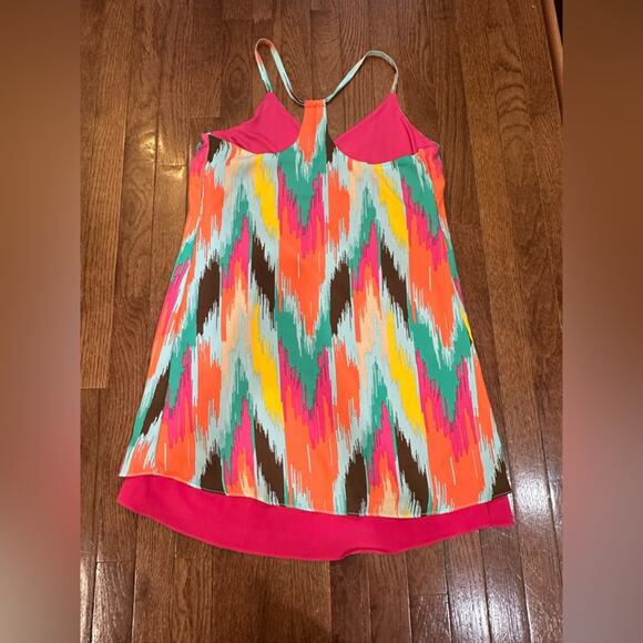 Judith March Rainbow Safari Falls Sleeveless Dress - M - Picture 4 of 12